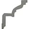 Ekena Millwork SAMPLE - 3 1/2"H x 3 1/2"P x 5"F x 12"L Nouveau Crown Moulding SAMPLE-MLD03X03X05NO - alternate 3